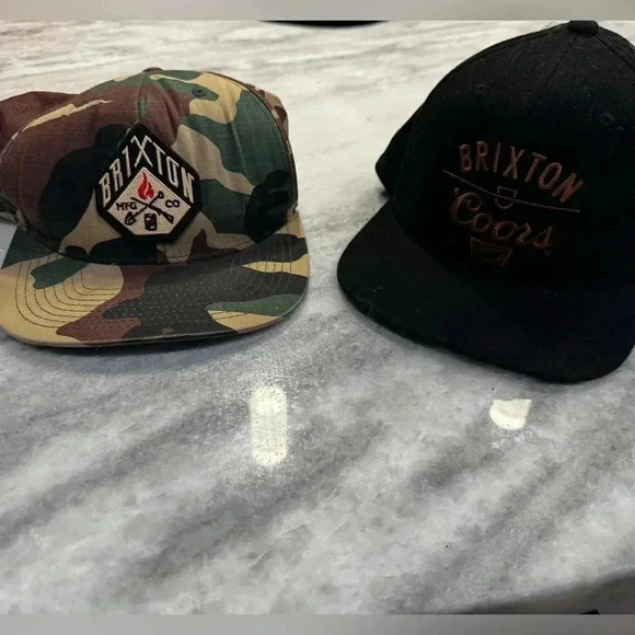 Brixton Hat BOGO Hat bundle camo black trucker skater - Picture 4 of 9